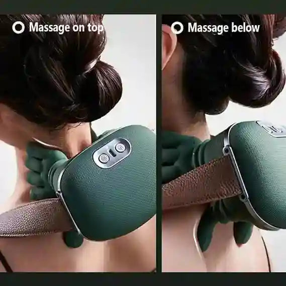 Portable, Bionic Heated Neck and Back Massager